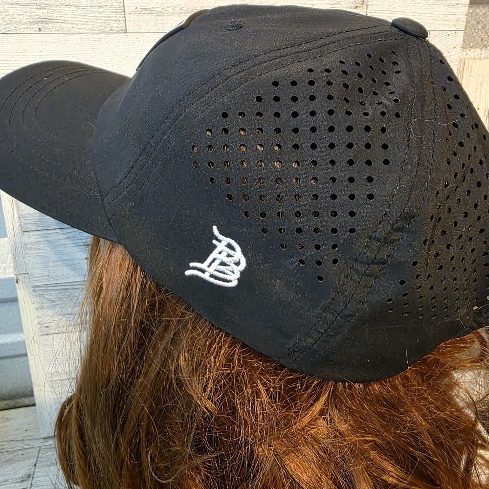 Sleek Black Logo Cap - Picture 3 of 5